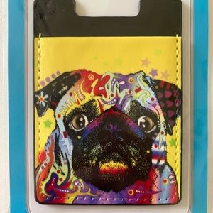 Dean Russo Pug Phone Pocket  NWT
